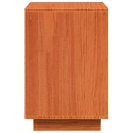 Нощен шкаф Восъчнокафяв 60 x 34 x 51 см Масивно дърво бор