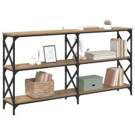 Конзолна маса Дъб 156 x 28 x 80,5 см Инженерно дърво