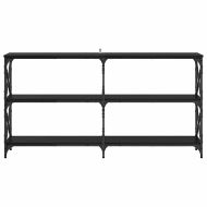 Конзолна маса Черния дъб 156 x 28 x 80,5 см Инженерно дърво