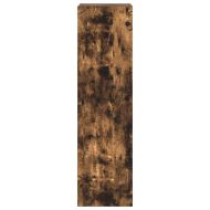 Комплект ТВ шкафове от 3 части, опушен дъб, инженерно дърво