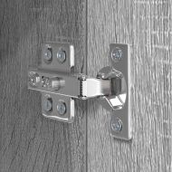 Комплект ТВ шкафове от 10 части, сив сонома, инженерно дърво