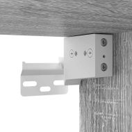 Комплект ТВ шкафове от 10 части, сив сонома, инженерно дърво