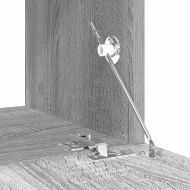 Комплект ТВ шкафове от 10 части, сив сонома, инженерно дърво