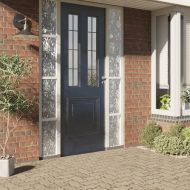 Фолио за прозорци матирано модел на цвете 60x500 см PVC