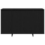 Служебен шкаф Черен дъб 120 x 41 x 75 см Инженерно дърво