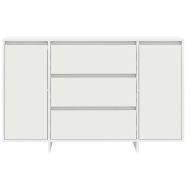Служебен шкаф с чекмедже Бяло 120 x 41 x 75 см Инженерно дърво