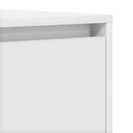 Служебен шкаф с чекмедже Бяло 120 x 41 x 75 см Инженерно дърво