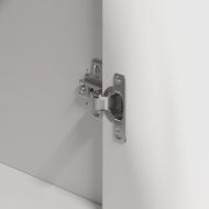 Служебен шкаф с чекмедже Бяло 120 x 41 x 75 см Инженерно дърво