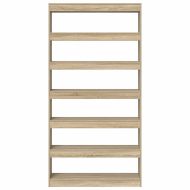 Шкаф за книги Кафяво Инженерно дърво