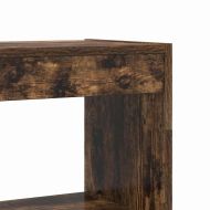 Шкаф за книги Кафяво Инженерно дърво