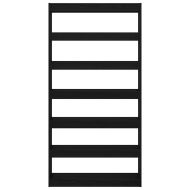 Шкаф за книги Черно Инженерно дърво