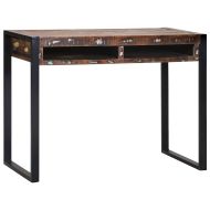 Тоалетка с рафт Многоцветен Масивна регенерирана дървесина