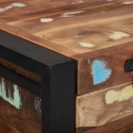 Съхранителна кутия Многоцветен Масивна регенерирана дървесина