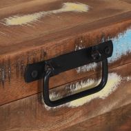 Съхранителна кутия Многоцветен Масивна регенерирана дървесина