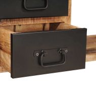 Пейка за Съхранение Кафяво Масивна дървесина от манго