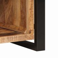 Пейка за Съхранение Кафяво Масивна дървесина от манго