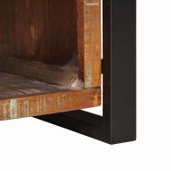 Пейка за Съхранение Многоцветен Масивна регенерирана дървесина