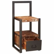 Стойка за дрехи Многоцветен Масивна регенерирана дървесина