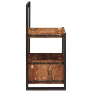 Стойка за дрехи Многоцветен Масивна регенерирана дървесина