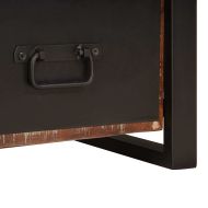 Стойка за дрехи Многоцветен Масивна регенерирана дървесина