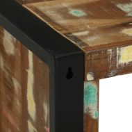 Стенен шкаф с рафт Кафяво Масивна регенерирана дървесина