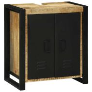 Шкаф за мивка Кафяво 55 x 35 x 60 см Масивна дървесина от манго