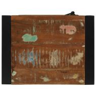 Баня Къмода с врата Многоцветен Масивна регенерирана дървесина