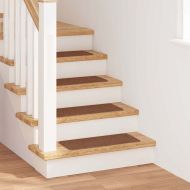 Килимчета против подхлъзване за стълби 15 pcs Жълто 60 x 25 cm