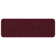 Килимчета против подхлъзване за стълби 15 pcs Виненочервен