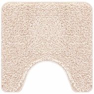 Нескользяща постелка за баня с изрезка за тоалет Крем