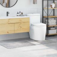 Комплект антислип килими за баня 2 pcs Сив ПП