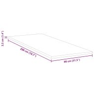 Подложки за матрак Бяло 80 x 200 cm