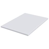 Топер за матрак Бяло 140 x 200 cm Жакардова тъкан