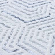 Подложки за матрак Бял и син 80 x 200 cm Гелова мемори пяна