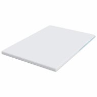 Тапицирана възглавница Бяло 160 x 200 cm Гелова мемори пяна