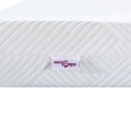 Тапицирана възглавница Бяло 160 x 200 cm Гелова мемори пяна