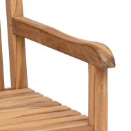 Градинска пейка Кафяво 150 x 60 x 90 см Тиково дърво масив