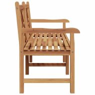 Пейка Друг Кафяво 150 x 60 x 90 см Тиково дърво масив