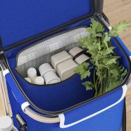 Пазарски тролей Синьо 47 x 39 x 100.5 см Оксфордска тъкан