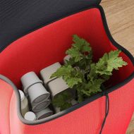 Пазарски тролей Червено 35 x 28 x 92 см Оксфордска тъкан