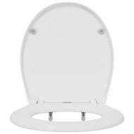 Бързо освобождаваща тоалетна седалка Бяло 44.8 x 37.3 x 4.2 см