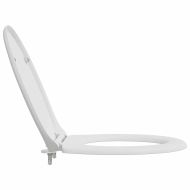 Бързо освобождаваща тоалетна седалка Бяло 44.8 x 37.3 x 4.2 см