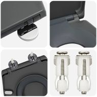 Бързо освобождаваща тоалетна седалка Антрацит