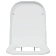 Бързо освобождаваща тоалетна седалка Бяло 44.5 x 35 x 3.6 см