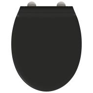 Тоалетна с бързо освобождаване, подходяща за седалка Черно