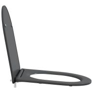 Бързо освобождаваща тоалетна седалка Антрацит