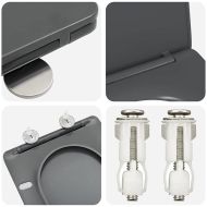 Бързо освобождаваща тоалетна седалка Антрацит