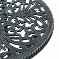 Градински бистро комплект 3 pcs Зелен Алуминий