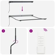 Рамка за сенник Антрацит 3,5 x 2,5 m