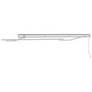 Рамка за сенник Бяло 3.5 x 2 m Метал